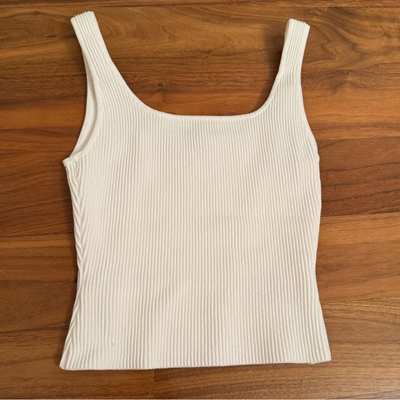 Sculpt Knit Squareneck Tank - Picture 2 of 4